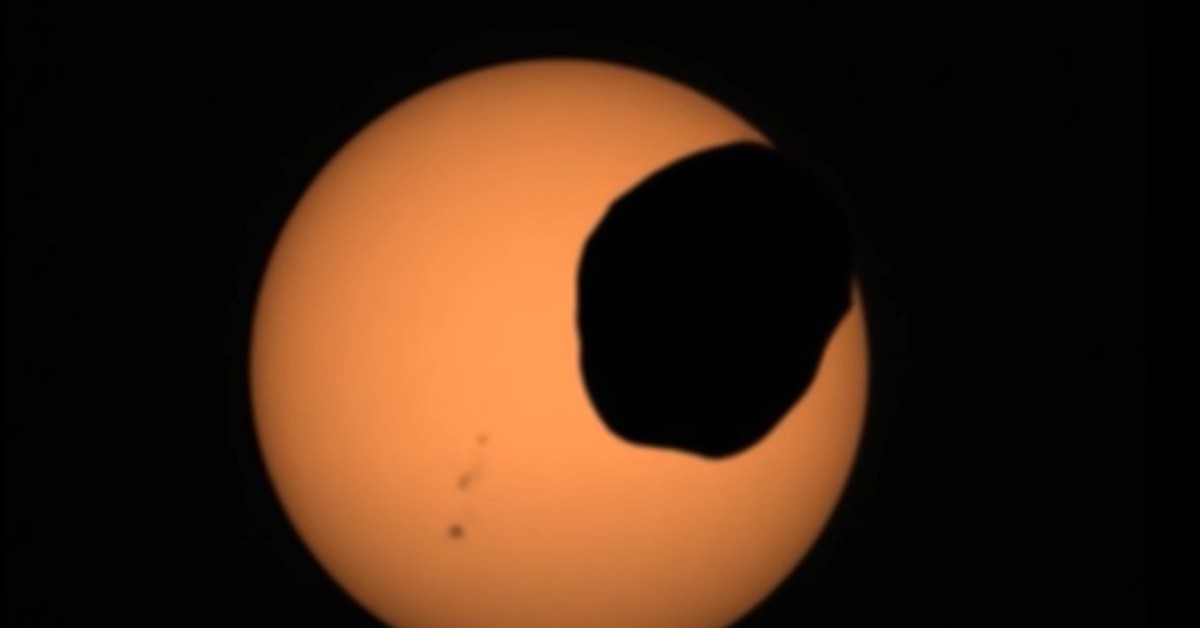 NASA a arătat un videoclip cu eclipsa de soare de pe Marte