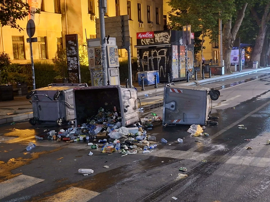 ulice posle protesta