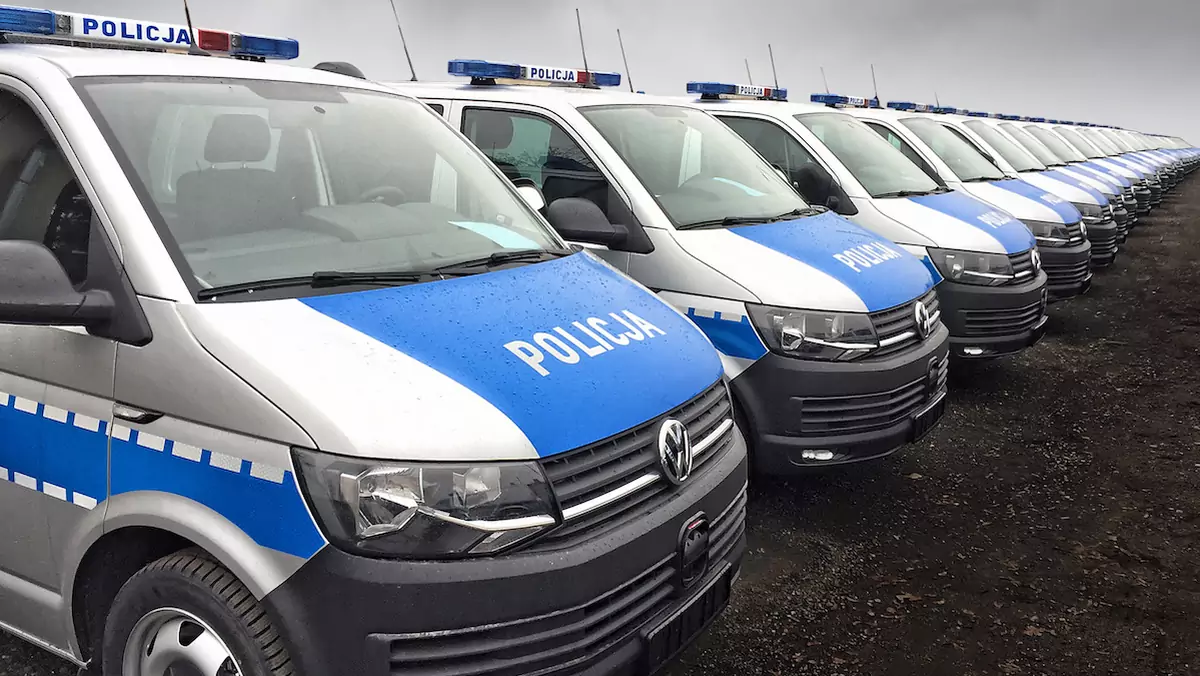 Volkswageny Transportery dla policji