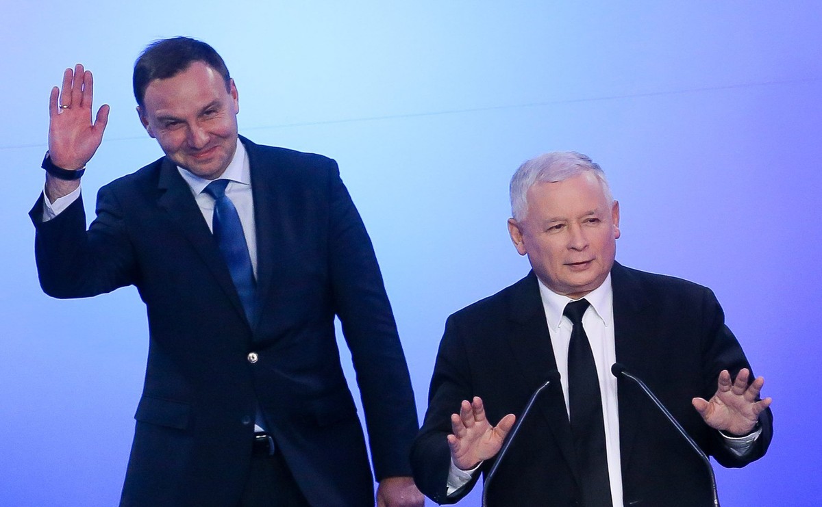 Andrzej Duda i Jarosław Kaczyński