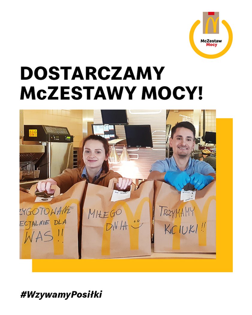 McDonalds i IKEA dostarczaja posilki dla lekarzy