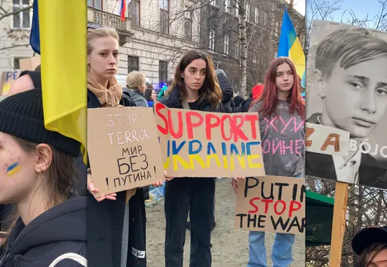 Monika z Kijowa: "Prosiłam matkę, żeby zeszła do bunkra". Demonstracje w całym kraju