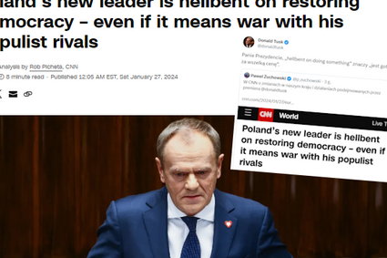 CNN: nowy przywódca Polski jest zdeterminowany, by przywrócić demokrację. Donald Tusk komentuje