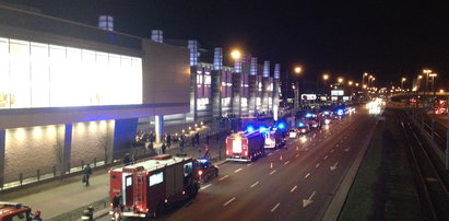 Pożar w wielkiej galerii handlowej w Warszawie