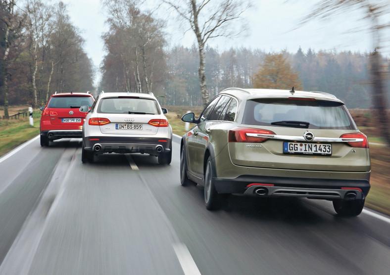 Audi A4 Allroad, Opel Insignia Country Tourer, VW Passat Alltrack