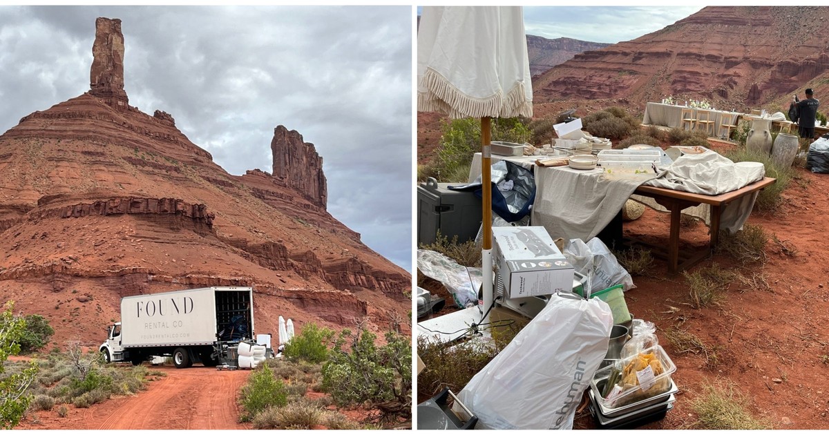 A Silicon Valley tech investor's wedding at a famous Utah landmark left ...