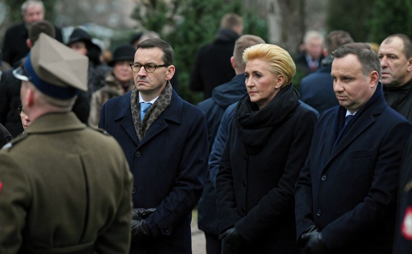 Prezydent, pierwsza dama i premier na pogrzebie Jolanty Szczypińskiej