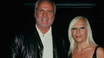 Donatella Versace i jej nie żyjący już brat Gianni Versace