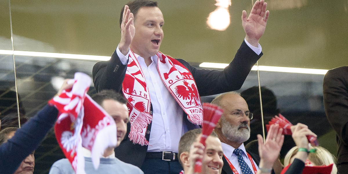 Znani Polacy na meczu inauguracyjnym zmagania biało-czerwonych w ME