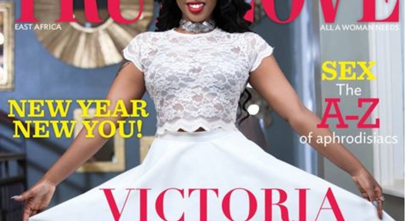 Victoria Kimani covers True Love Magazine