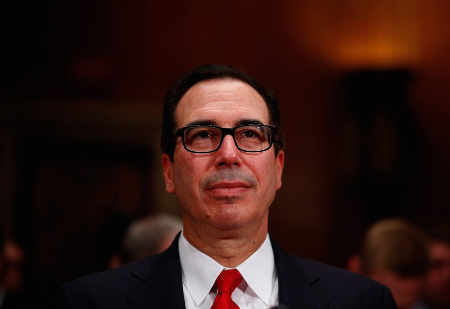 Treasury Secretary Steven Mnuchin.