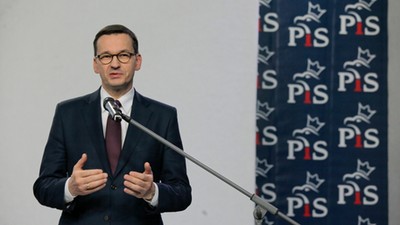 Warszawa, 08.11.2019. Premier Mateusz Morawiecki podczas konferencji prasowej, 8 bm. w Warszawie. Przewodniczący Rady Ministrów ogłosił skład nowego Rządu. (amb) PAP/Mateusz Marek