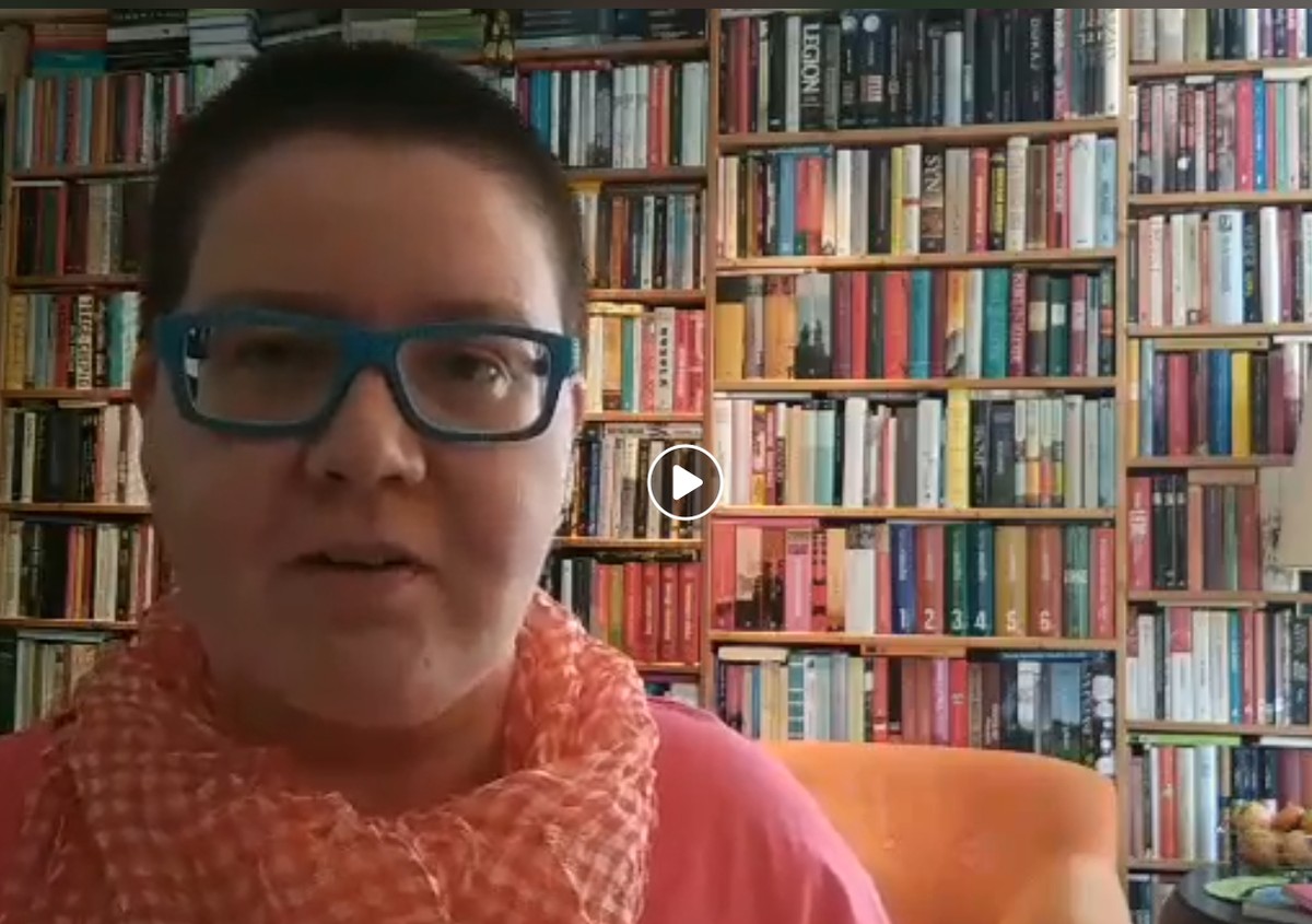 Bernadetta Darska i akcja "Wirus czytania"