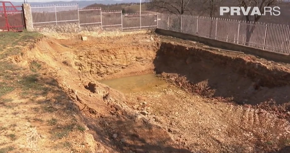 Milan Bosiljčić na imanju kod Užica 