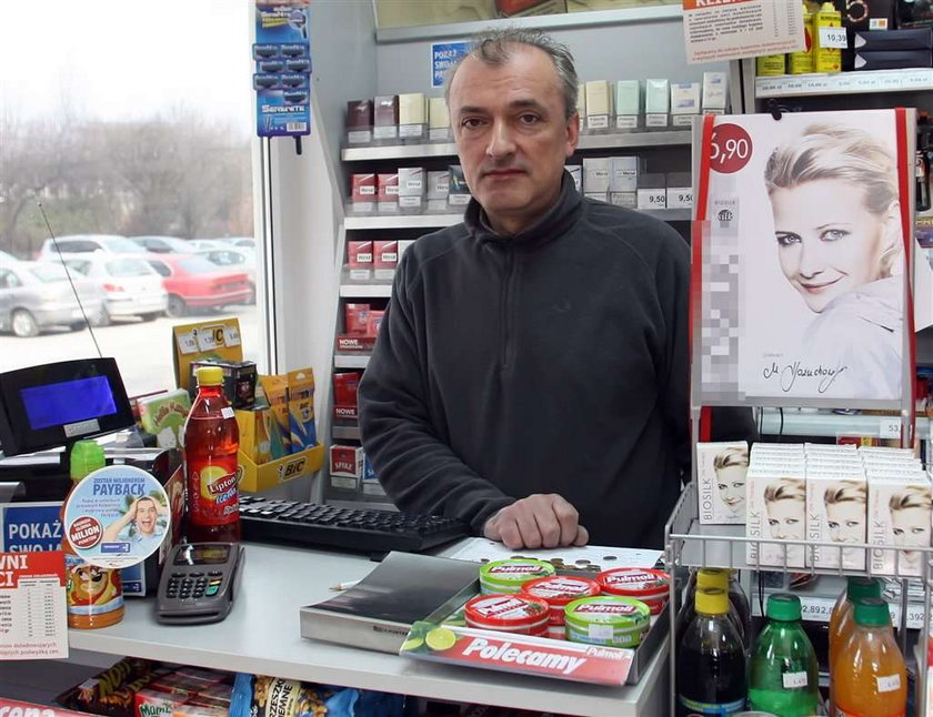 Kioskarz-bohater złapał bezczelnego złodzieja