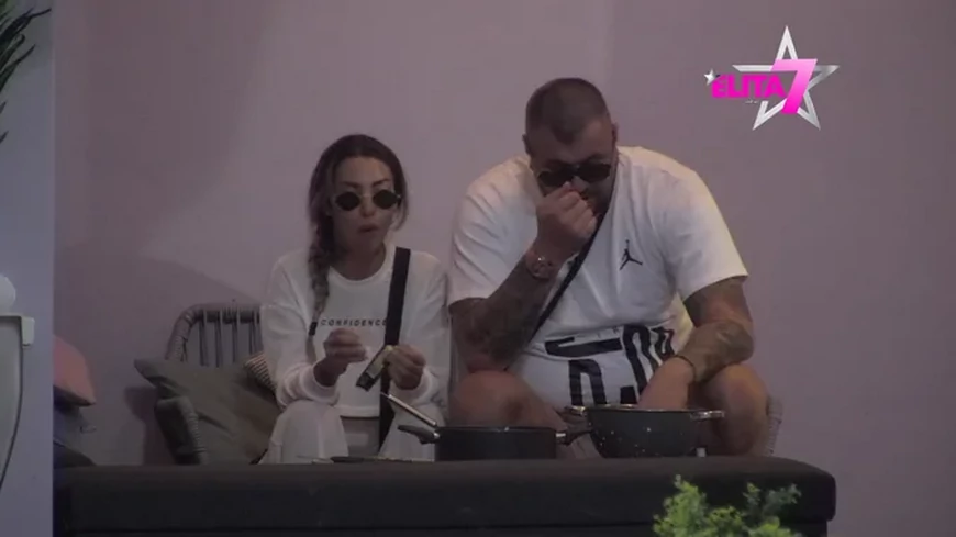 Aneli Ahmić i Marko Janjušević Janjuš (Foto: Screenshot TV Pink)