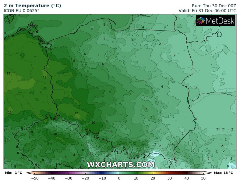 Temperatura pozostanie bardzo wysoka