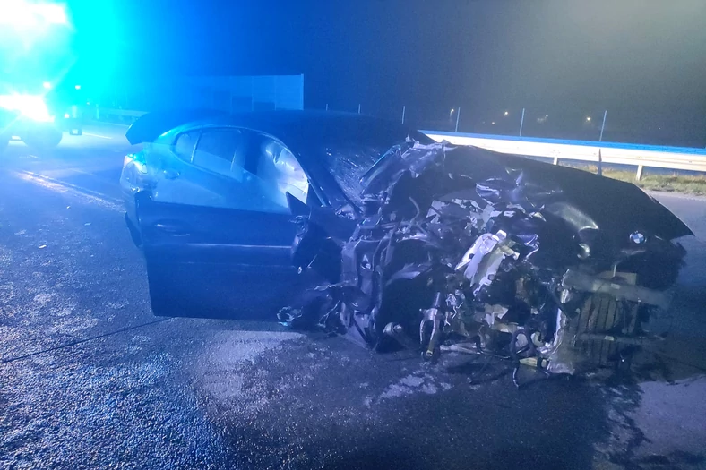 BMW sprawcy po tragicznym wypadku na autostradzie A1