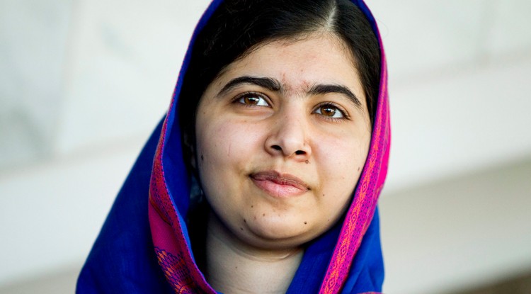 Malala Juszufzai Nobel-békedíjas jogvédő az Oktatás a fejlődésért című kétnapos oslói csúcstalálkozón 2015. július 6-án