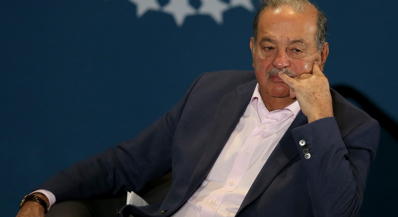 Carlos Slim is worth at least $55 billion, making him the richest person in Mexico.