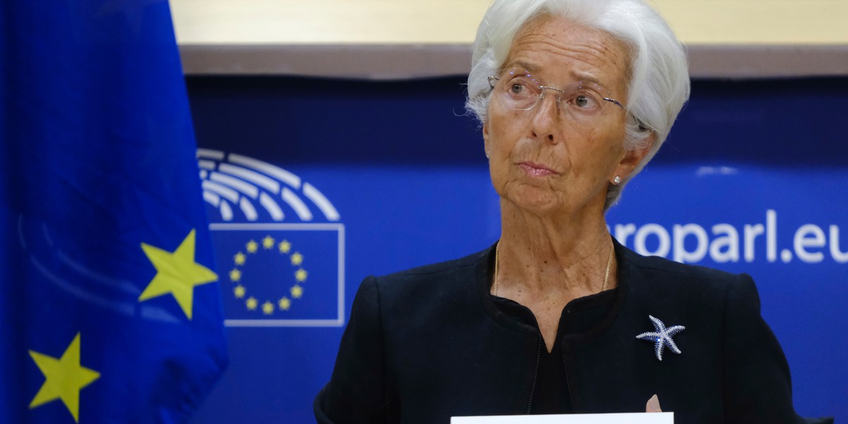 Christine Lagarde, prezeska Europejskiego Banku Centralnego.