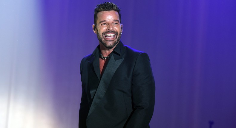 Ricky Martin performs live on stage on May 26, 2022 in Cap d'Antibes, France. In early July, the singer was hit with a domestic violence related restraining order.