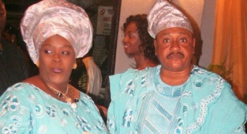 Jide Kosoko and late wife, Henrietta.