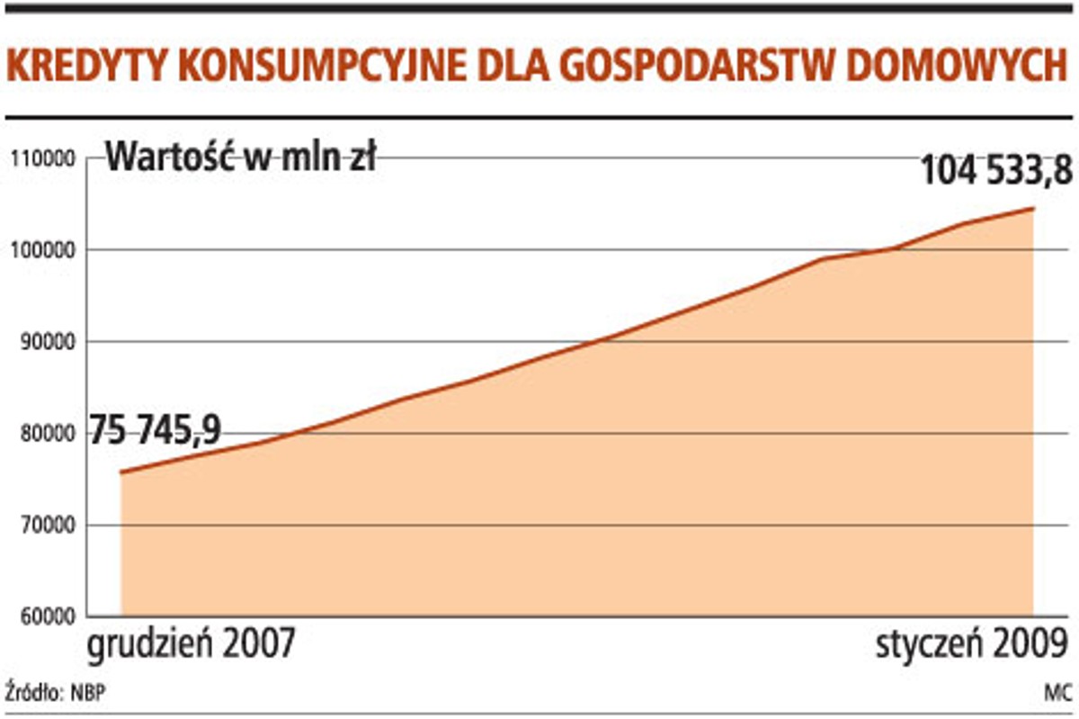 Kredyty konsumpcyjne dla gospodarstw domowych