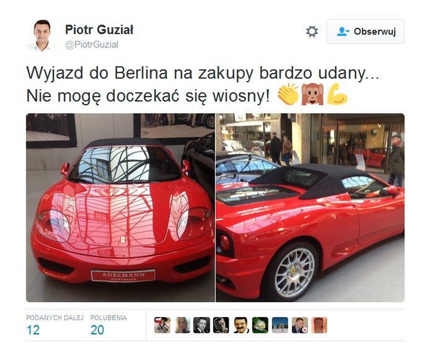 Ależ fura! Jakie auto kupił sobie główny przeciwnik Gronkiewicz-Waltz?