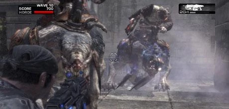Screen z gry "Gears of War 2"