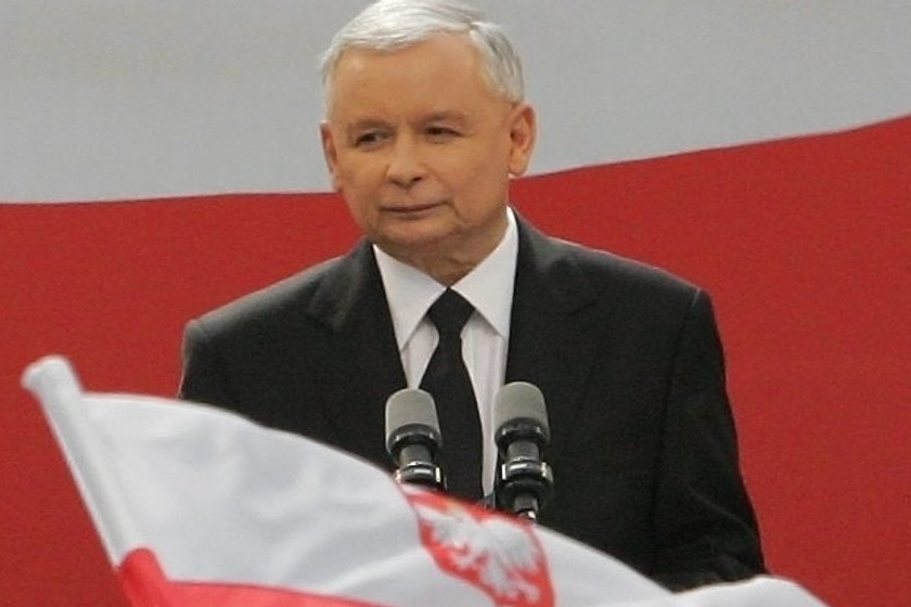 Jarosław Kaczyński na luzie