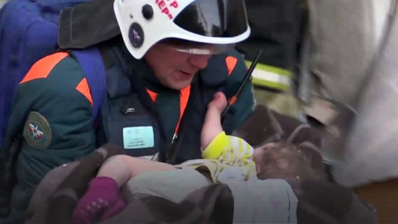 A baby boy was found alive on Tuesday and reunited with his mother