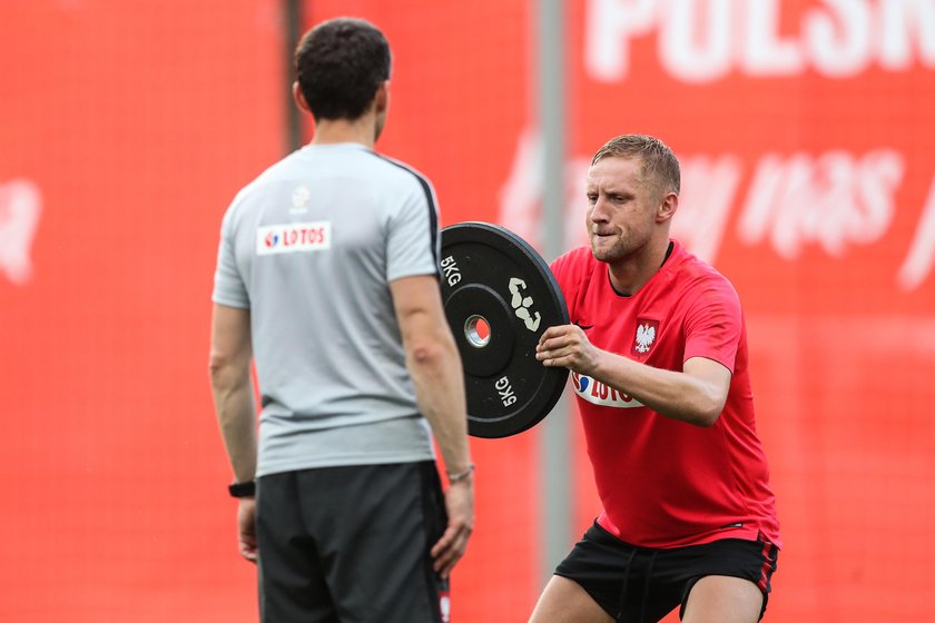 Pilka nozna. MS 2018. Reprezentacja Polski. Trening. 14.06.2018