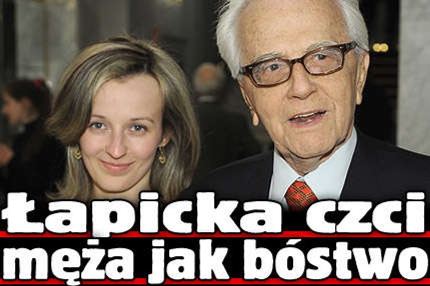 Łapicka czci męża jak bóstwo