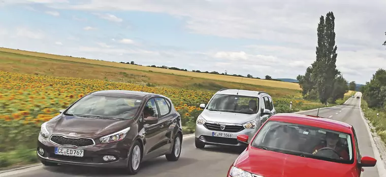 Dacia Lodgy kontra Kia cee'd i Skoda Rapid: rodzinne auta w dobrej cenie