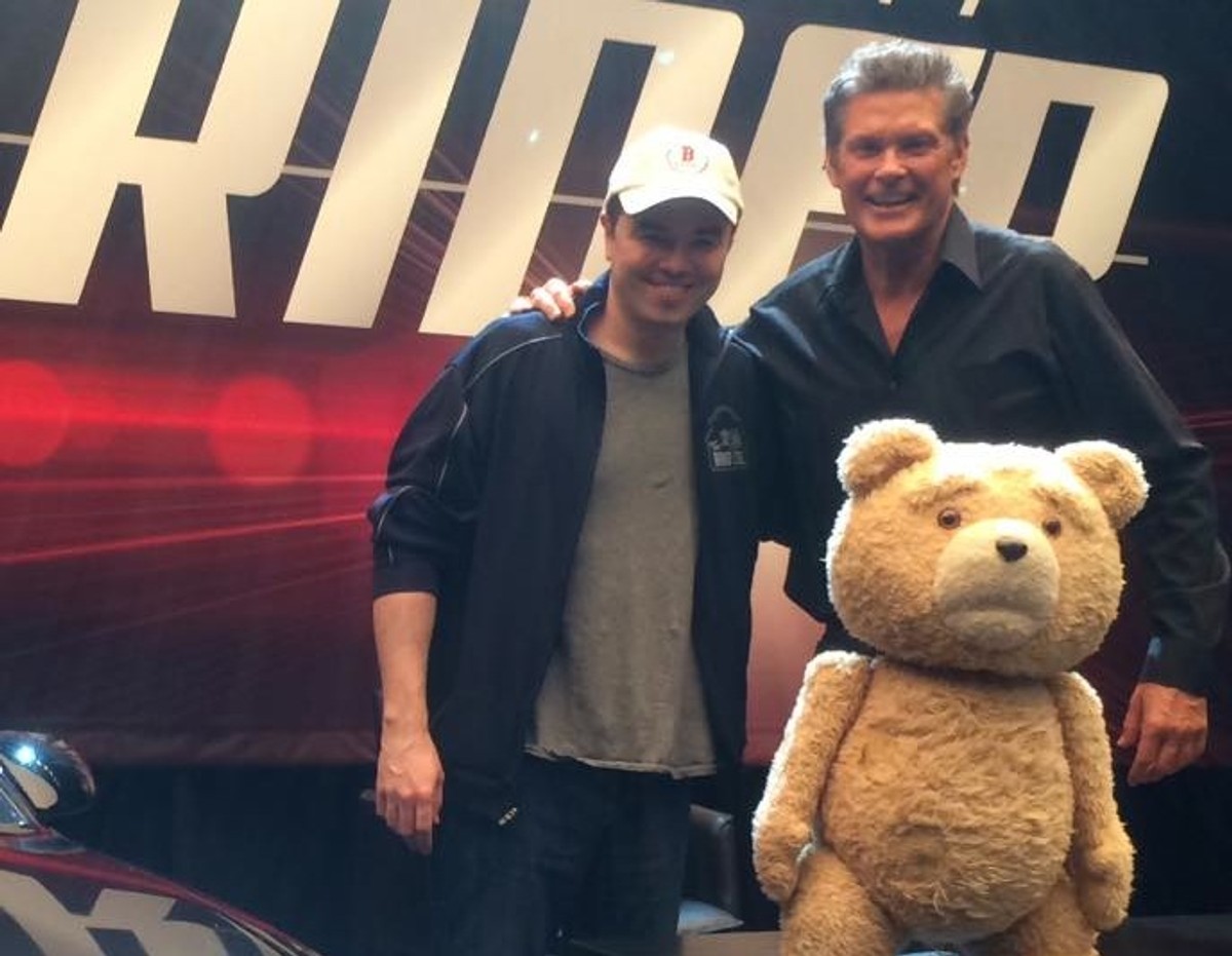 David Hasselhoff nowym kumplem misia Teda