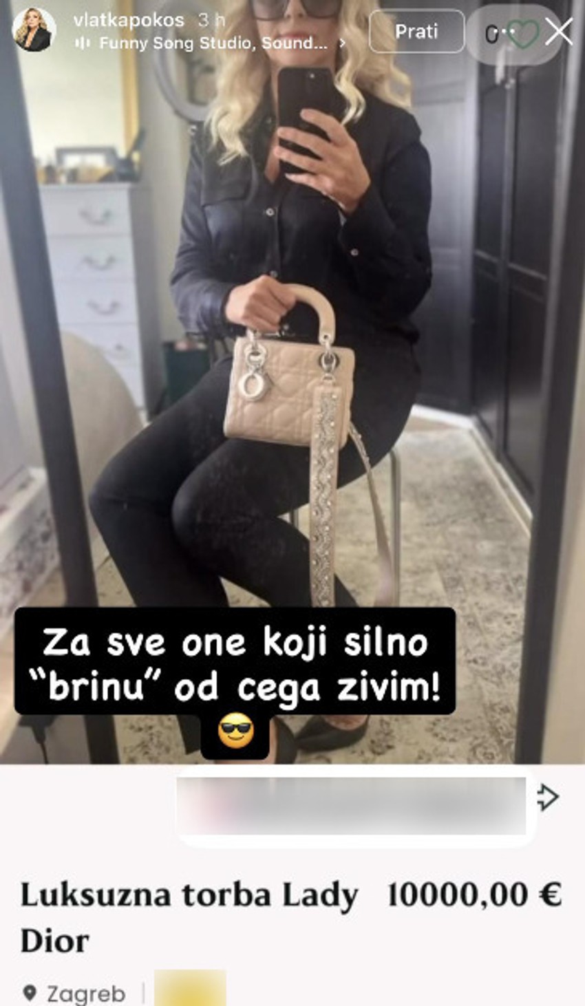 Vlatka prodaje torbu za 10.000 evra