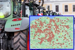 Protest rolników 20 marca. Blokady dróg obejmą cały kraj [MAPA]