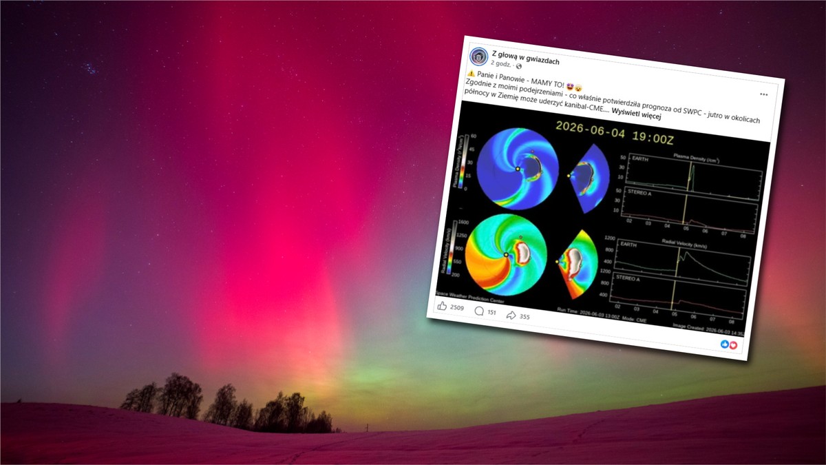 Astronomowie podnieśli alarm. Wielka zorza polarna nad Polską! Kiedy patrzeć w niebo?