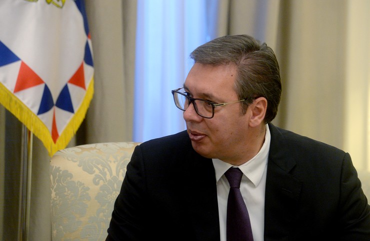 Aleksandar Vučić, Miroslav Lajčak