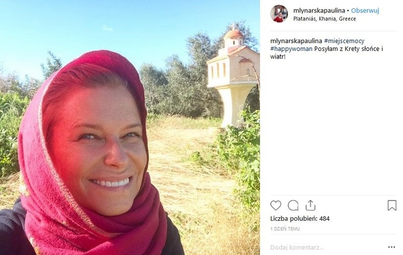 Paulina Młynarska na Krecie