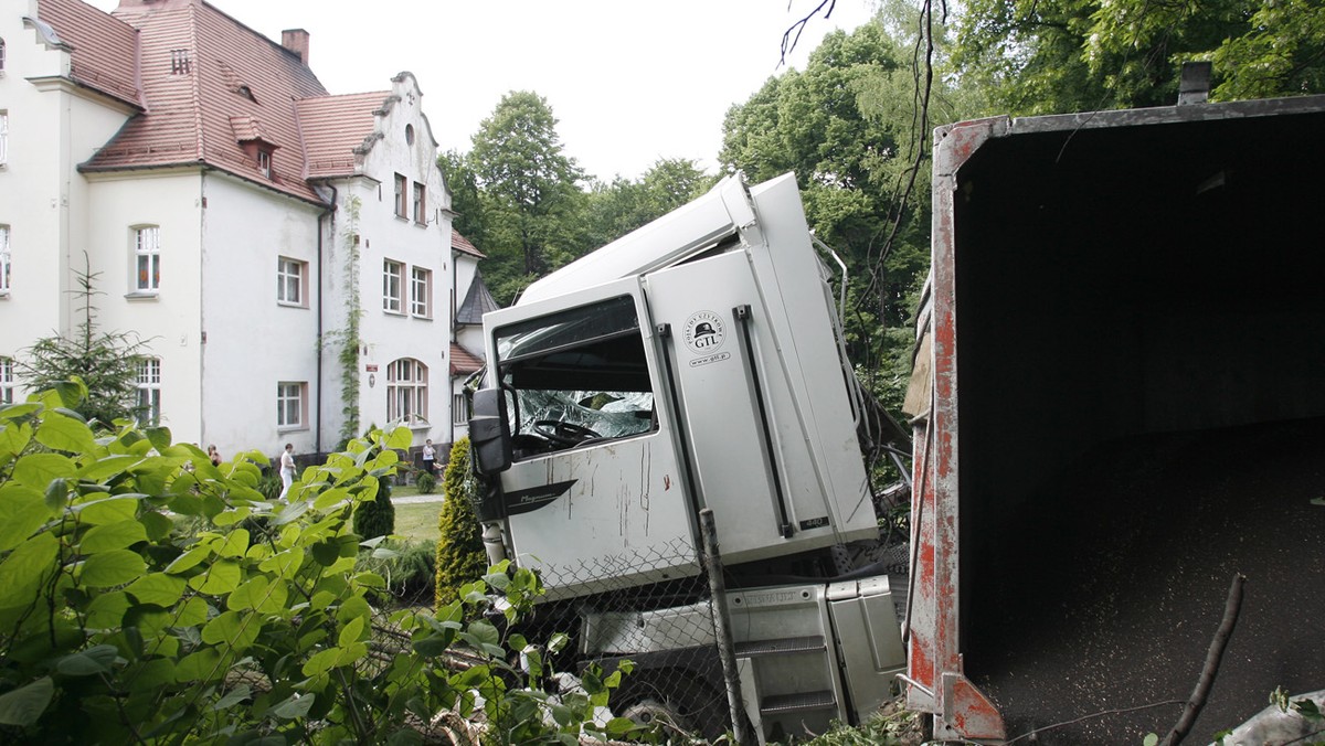 KATOWICE TIR PRZEDSZKOLE WYPADEK