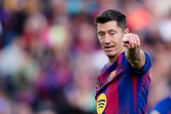Lewandowski opuścił boisko z kwaśną miną. Barcelona wróciła na fotel lidera