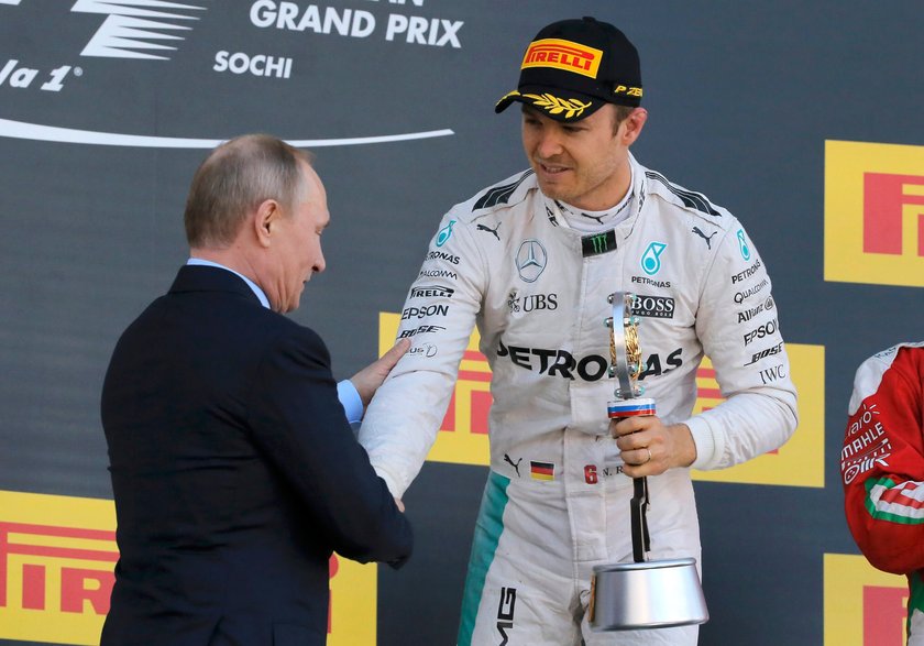 Nico Rosberg zdziwiony zachowaniem Władimira Putina. Wysłał sobowtóra?