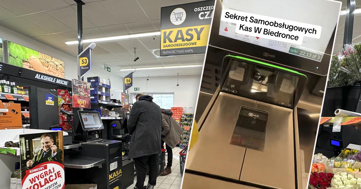 Pokazał zaskakującą funkcję kas samoobsługowych w Biedronce. Nagranie podbija sieć