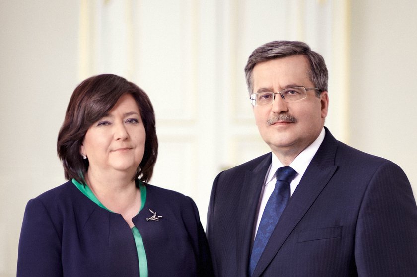 Prezydent Bronisław Komorowski z żoną