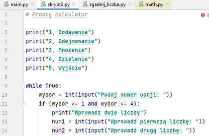 Kurs: Python w pigułce cz. 3: Programowanie w Pythonie