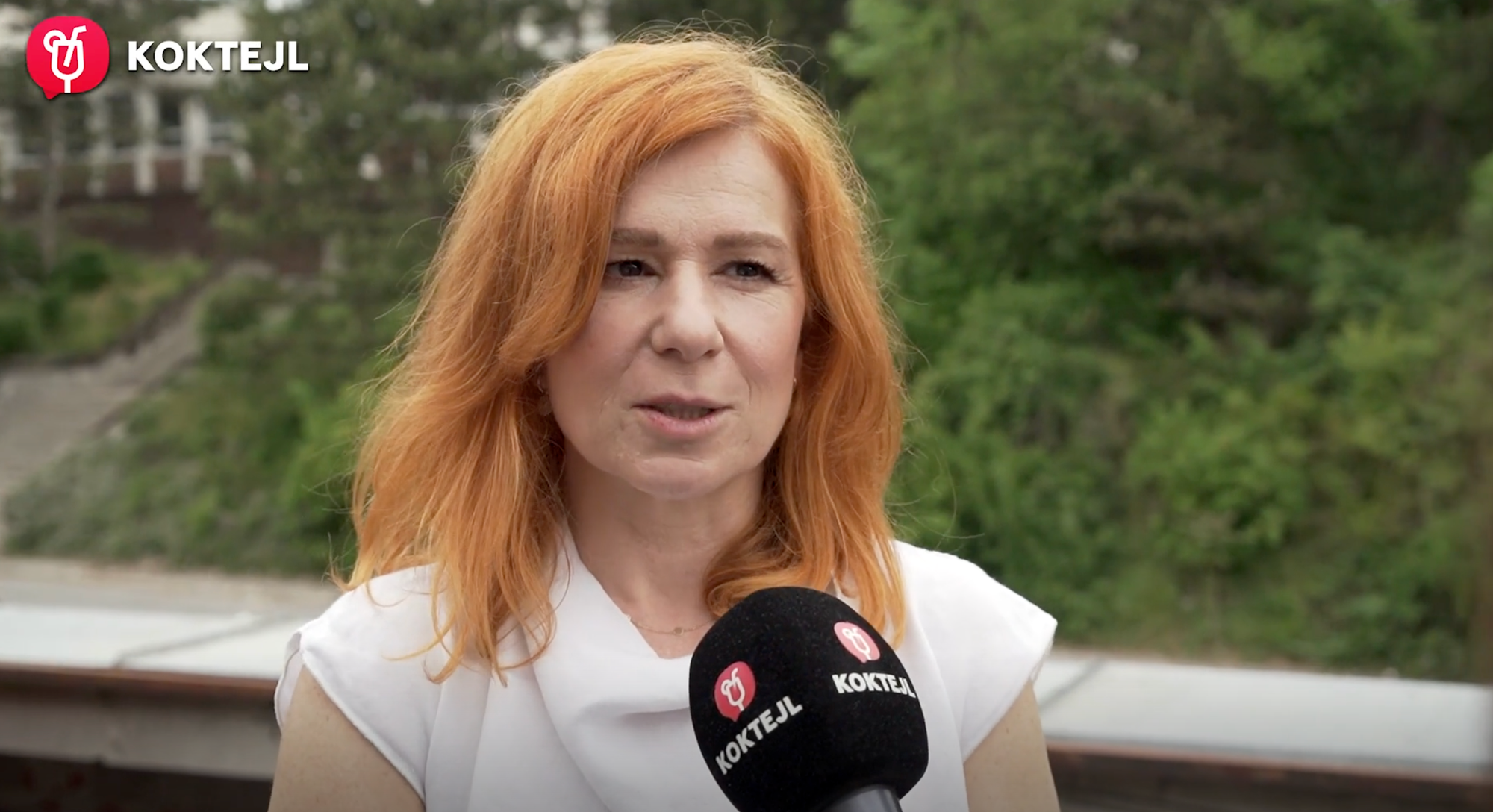 Herečka Helena Krajčiová.
