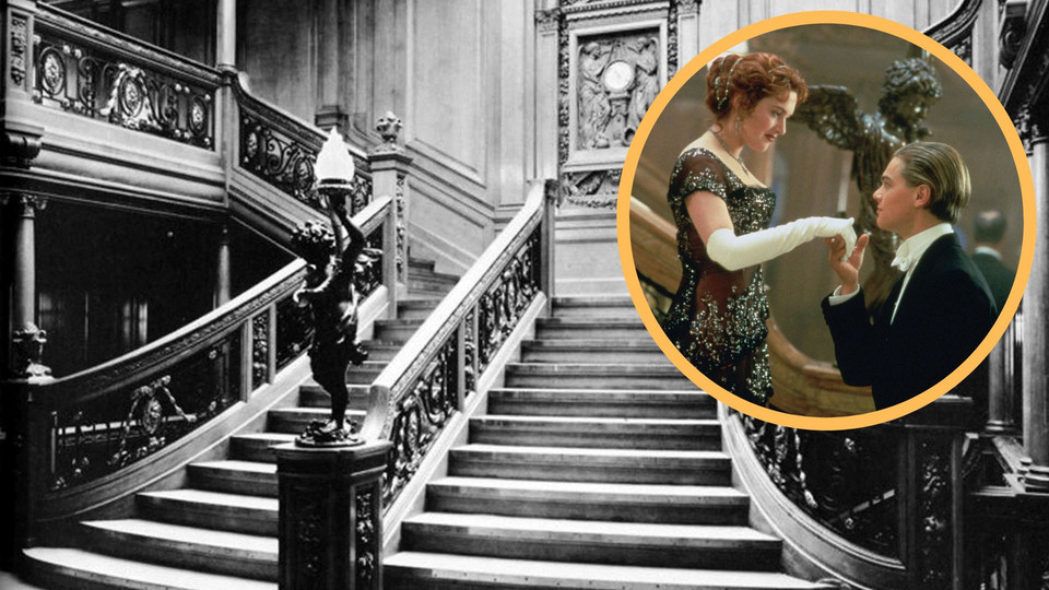 Wielkie schody to jeden z symboli zatopionego Titanica