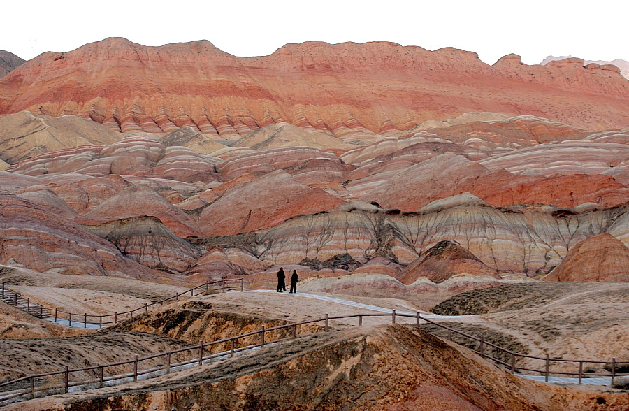 Krajobraz Danxia, Linze, Gansu, Chiny